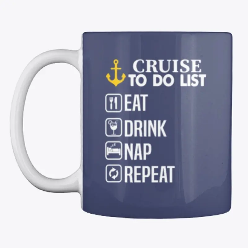 Cruise To Do List Coffee Mug