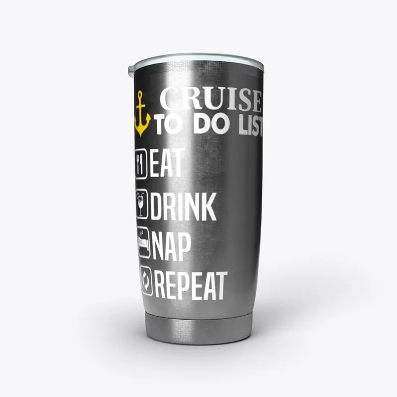 Cruise To Do List Travel Mug